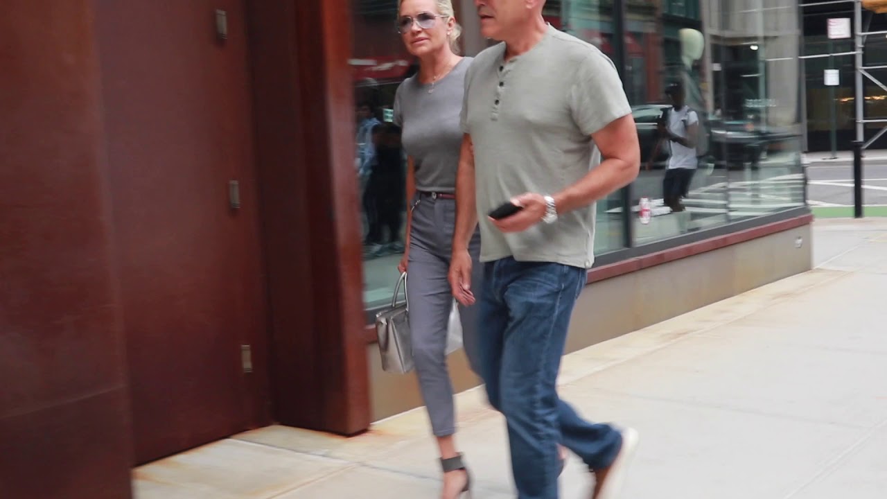 Yolanda Hadid holds hands with her new boyfriend, Joseph Jingoli in NYC