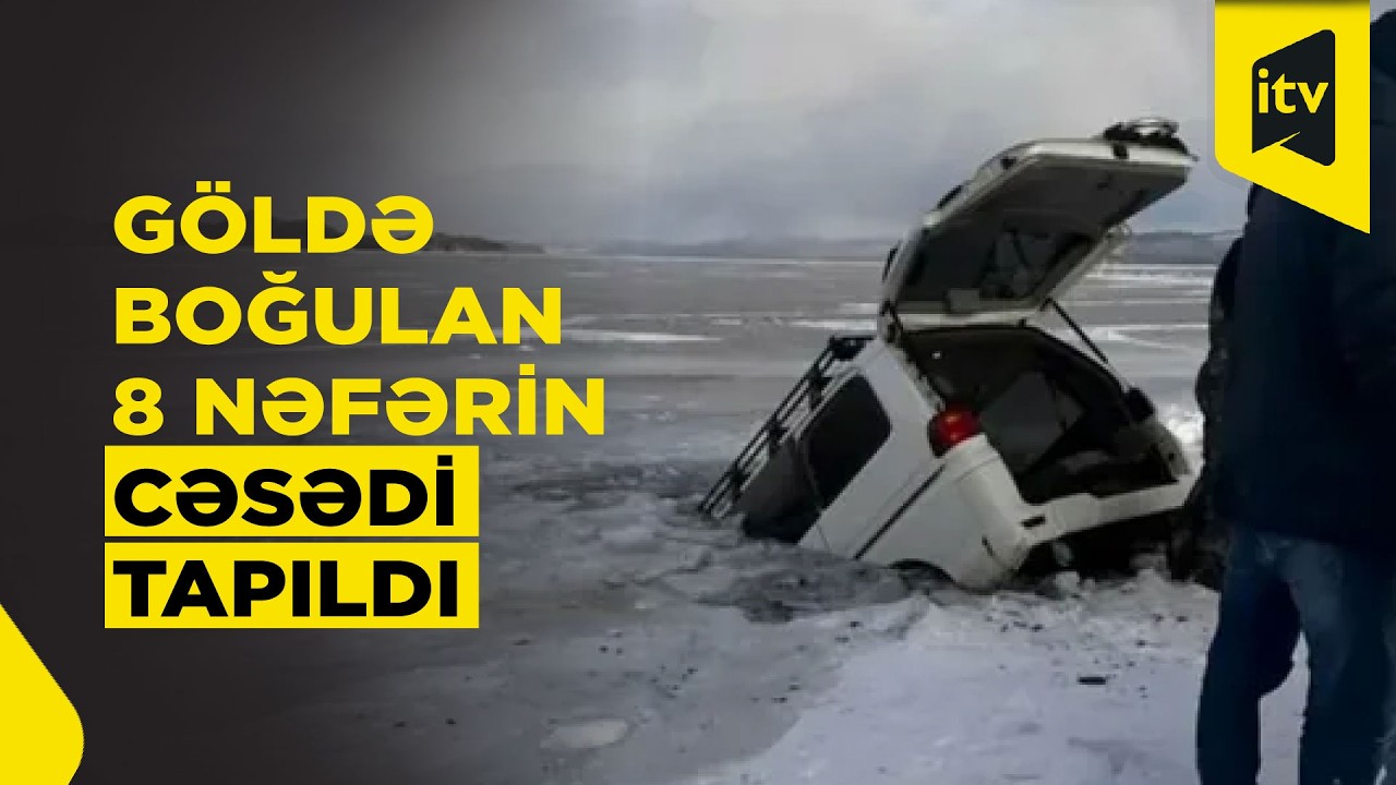 Rusiyada çinli turistlərin avtomobili Baykal gölünə düşüb, 8 nəfər ölüb