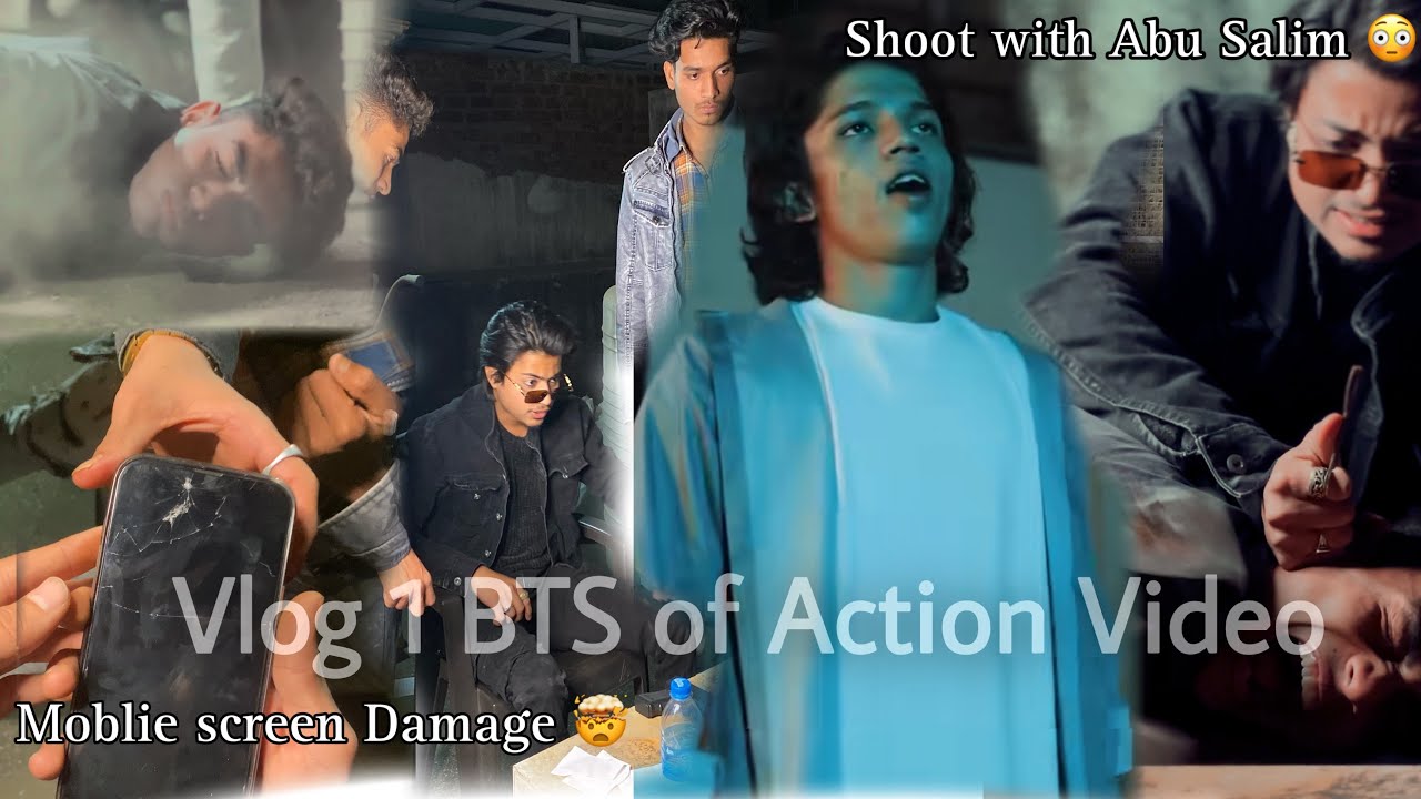 BTS VLOG 1 : Shooting With Abu Salim 👅 :13pro Max Screen Damage While Shooting 🥺😩 | Badboii__2.0