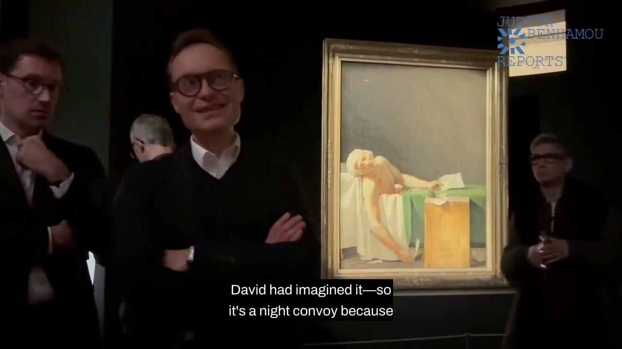 S&eacute;bastien Allard, C&ocirc;me Fabre, Curators &laquo;Jacques Louis David&nbsp;&raquo;, Louvre, Paris, October 2025