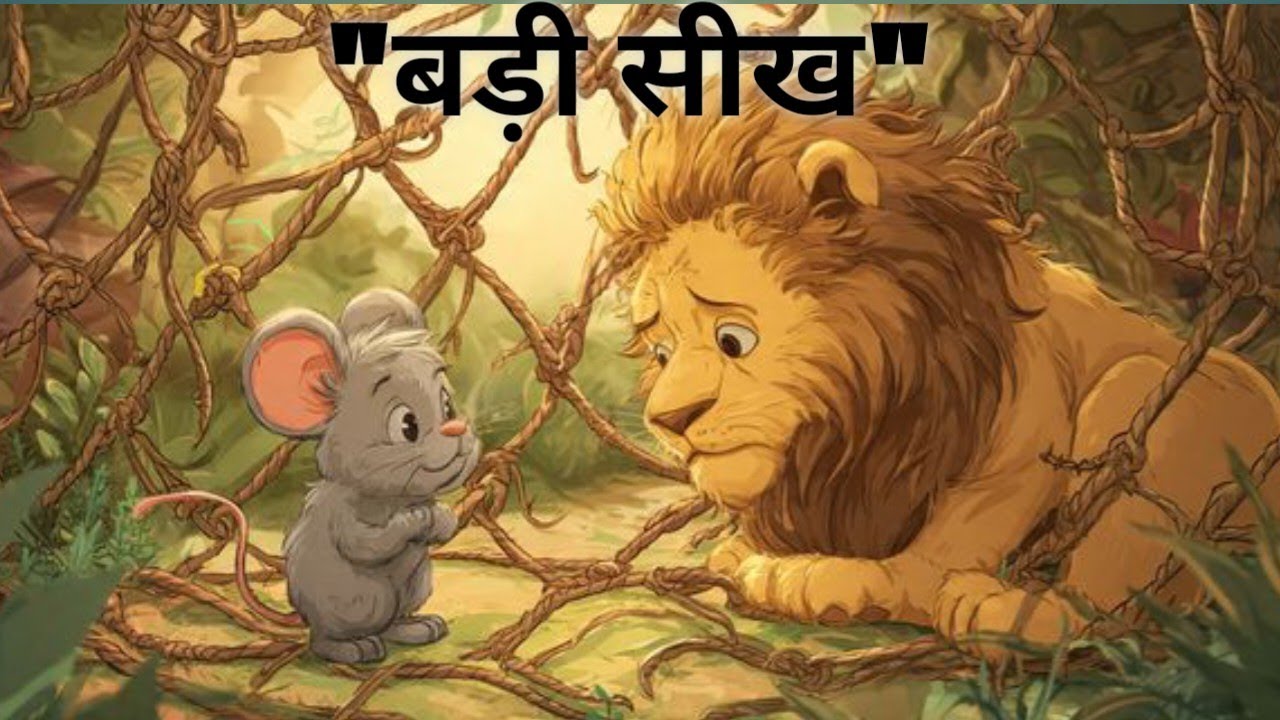 चूहा और शेर की कहानी | Hindi Moral Story for Kids