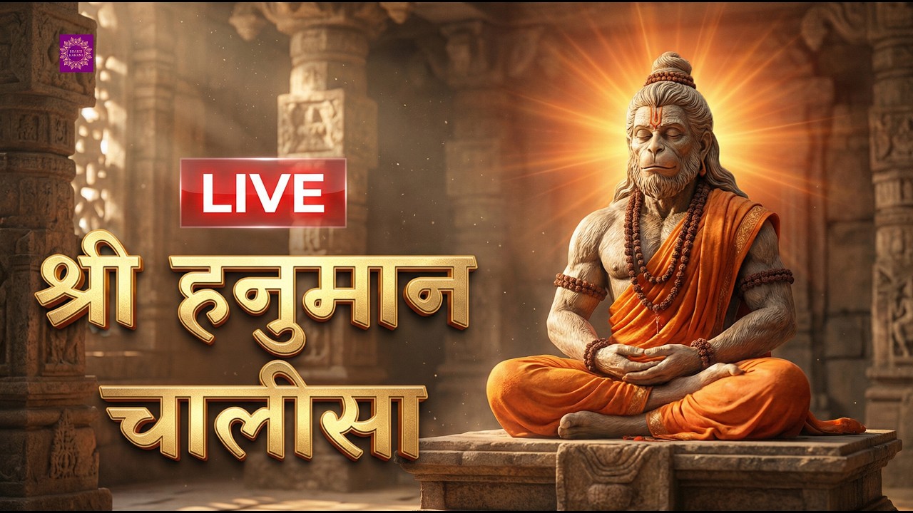 🔴 LIVE: Shri Hanuman Chalisa | Fast & Powerful Chanting for Strength 💪