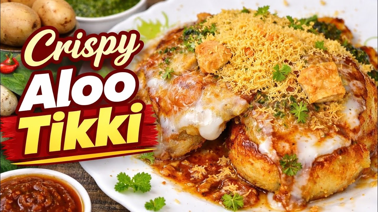 Ghar par banaye bilkul bazaar jaisi crispy aur chatpati #AlooTikki#AlooTikkiRecipe#StreetFood#Indian