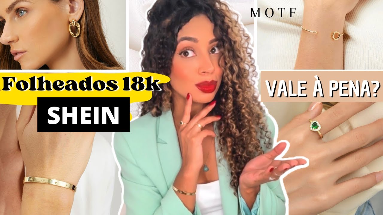 ACESS&Oacute;RIOS SHEIN BANHADOS A OURO |Vale &agrave; pena? Linha premium MOTF
