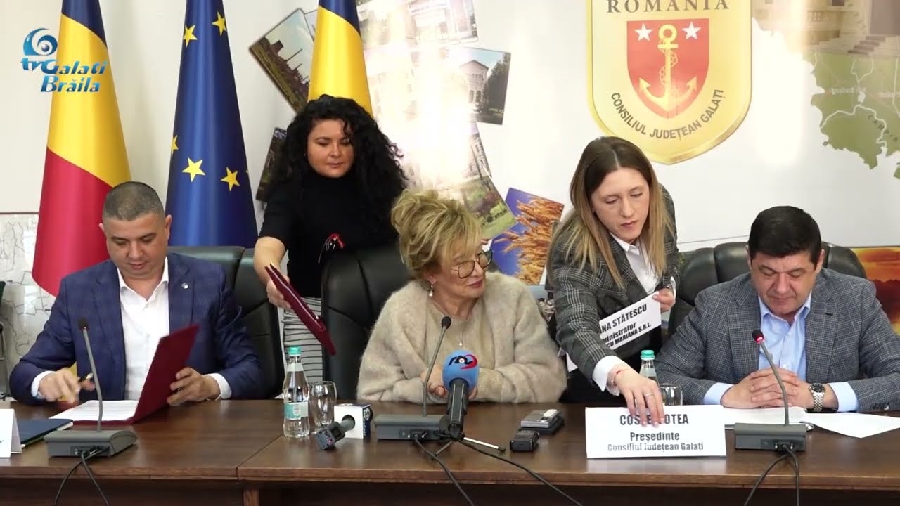 BAROMETRU JUDETEAN - Conferință de Presă Consiliul Județean Galați