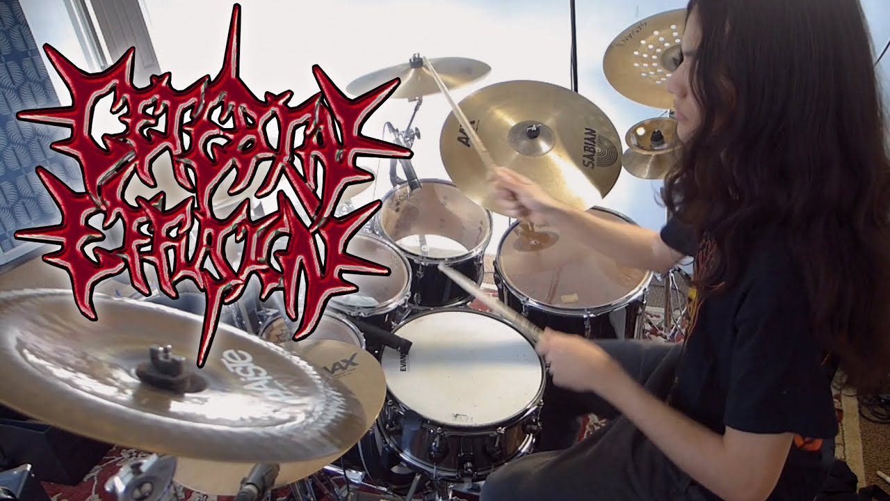 CEREBRAL EFFUSION - “Unscrupulous Inebriated Emaciation” Drum Cover