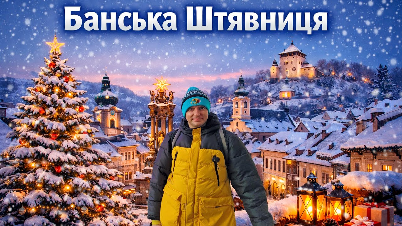 Банська Штявниця, Словаччина 🇸🇰 | Найатмосферніше місто з зимовою магією