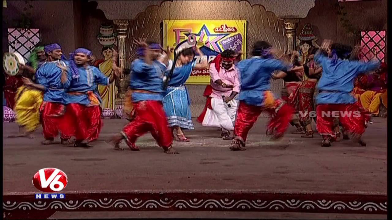 Folk Stars Dhoom Thadaka Program | Telangana Folk Songs | V6 News