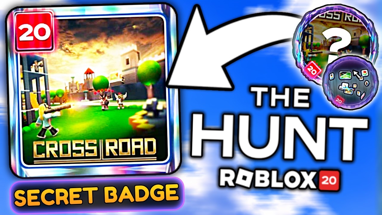How To Get SECRET BADGE in CROSSROADS! (The Hunt: Roblox 20)