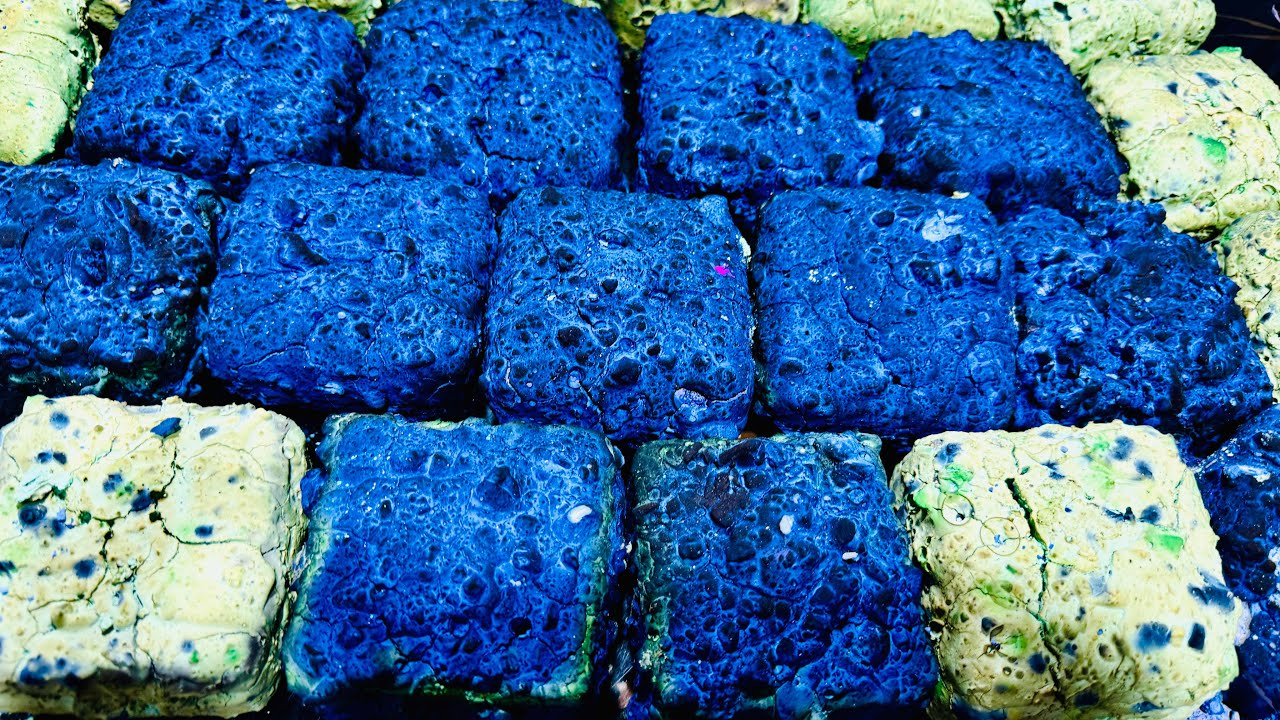 Soft Dusty Paste Chalk ASMR Crush | Oddly Satisfying ASMR 