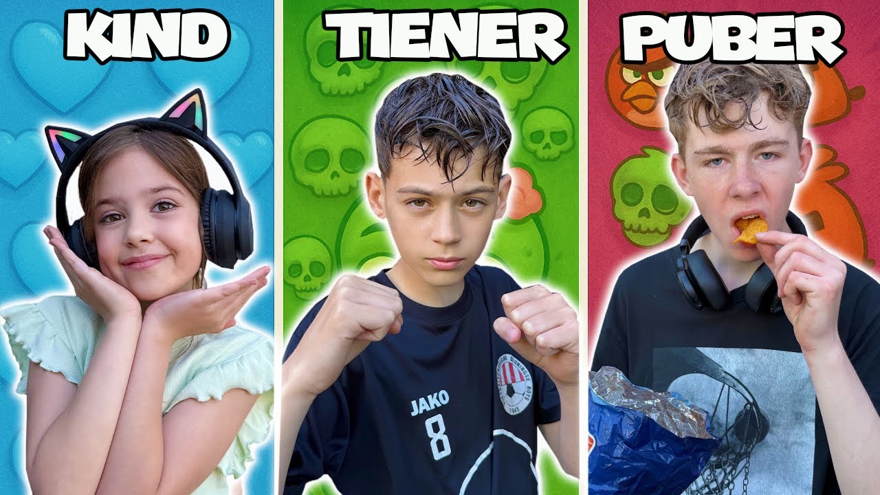 KIND VS TIENER VS PUBER !! WIE IS DE BESTE ?? - De Bakkertjes #944