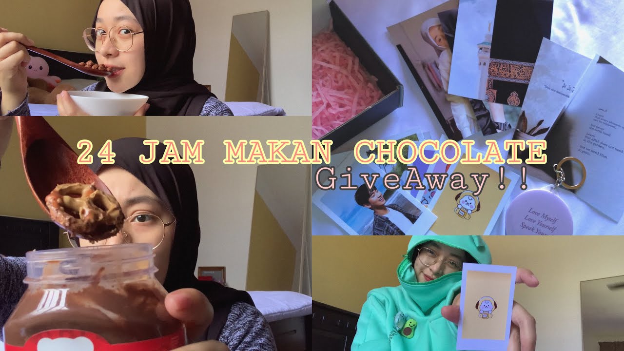 24 JAM MAKAN CHOCOLATE 🍫 | GIVEAWAY ❤️‍🔥