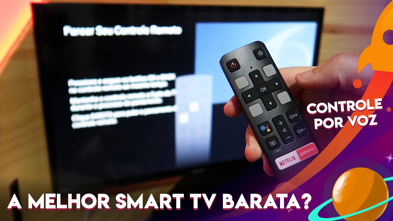 LIGANDO PELA PRIMEIRA VEZ SMART TV SEMP 32 COM ANDROID TV 32S5300 (SMART TV BARATA)