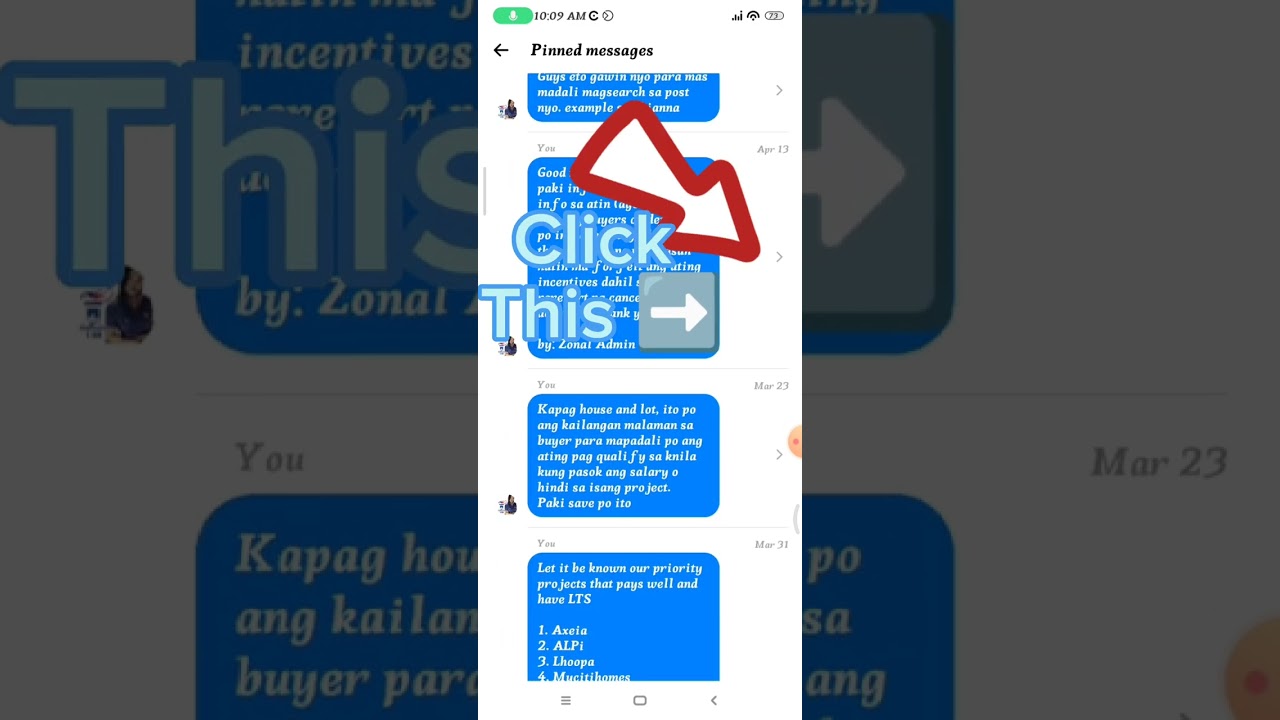 Tutorial How To View Pinned Messages in Messenger
