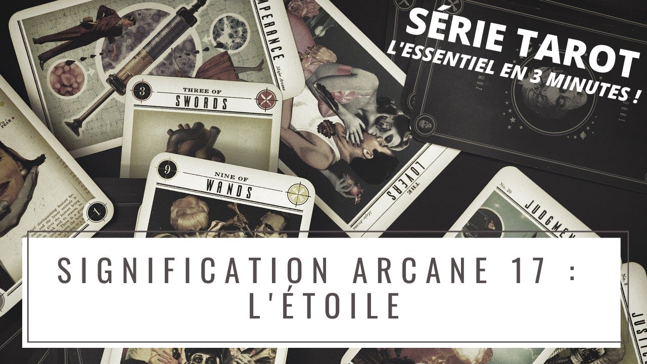 🌚 17 - L'ÉTOILE : signification carte tarot.
