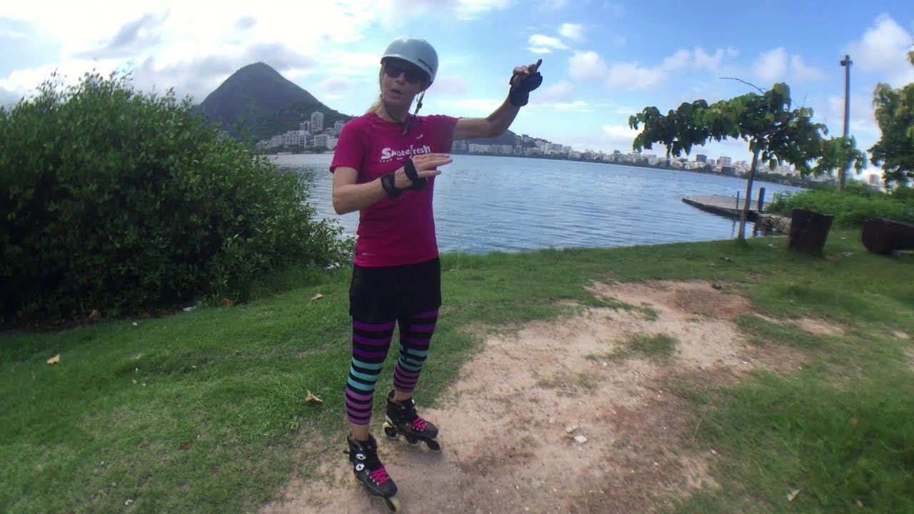 Cómo controlar velocidad y frenar en cuestas con patines inline usando Frenos Cuña con pasos y T.