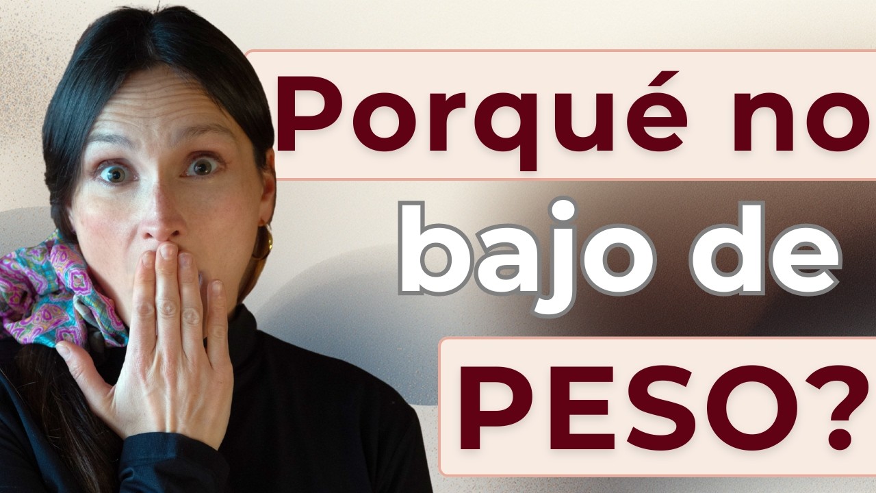 LO QUE NADIE TE HA DICHO sobre el PESO y porqué no logras bajar