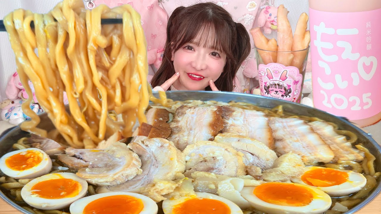 【大食い】二郎系ラーメン【ASMR】