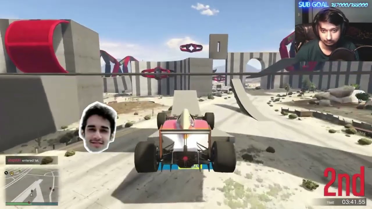 Can Daddy Cool FINISH this impossible GTA 5 STUNT race?