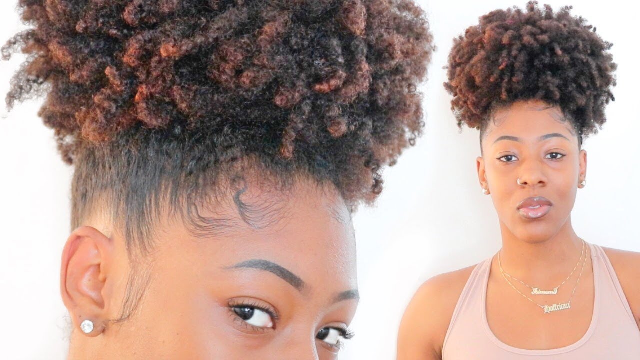 Perfect High Puff EVERYTIME on Type 4 Natural Hair