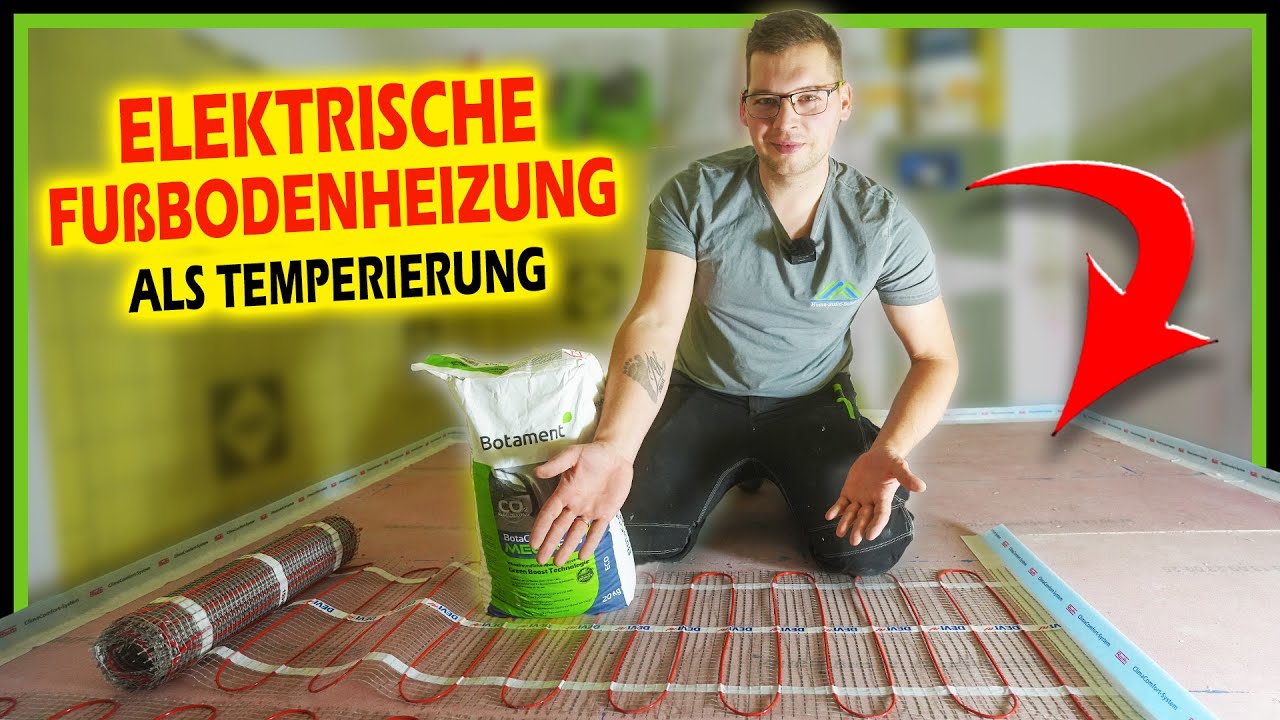 Elektrische Fußbodenheizung verlegen! (Temperierung) | Wohnungs-Ausbau #05 | Home Build Solution