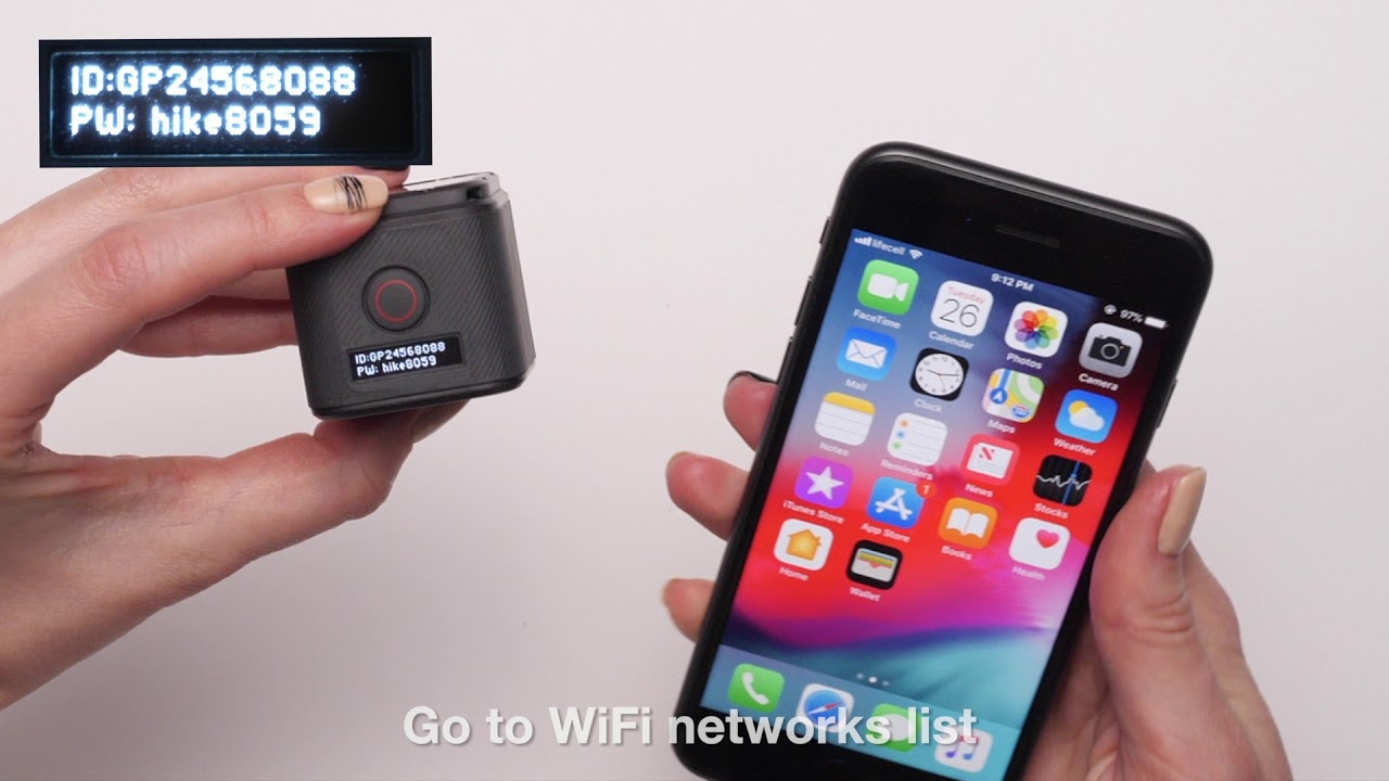 How to connect GoPro HERO5 Session to LIVE4 on iOS to stream live to Facebook?