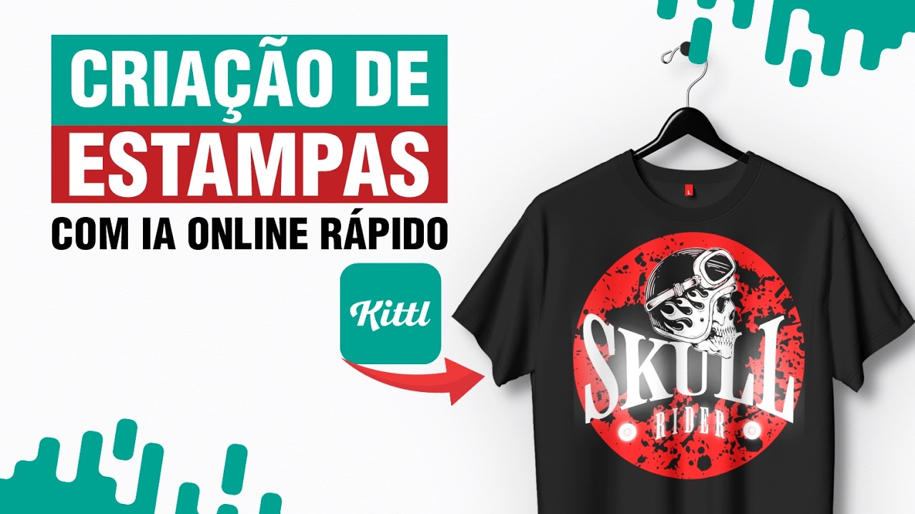 Design de Camisetas Online com IA: Rápido, Fácil e Impressionante! [Tutorial Completo Kittl]