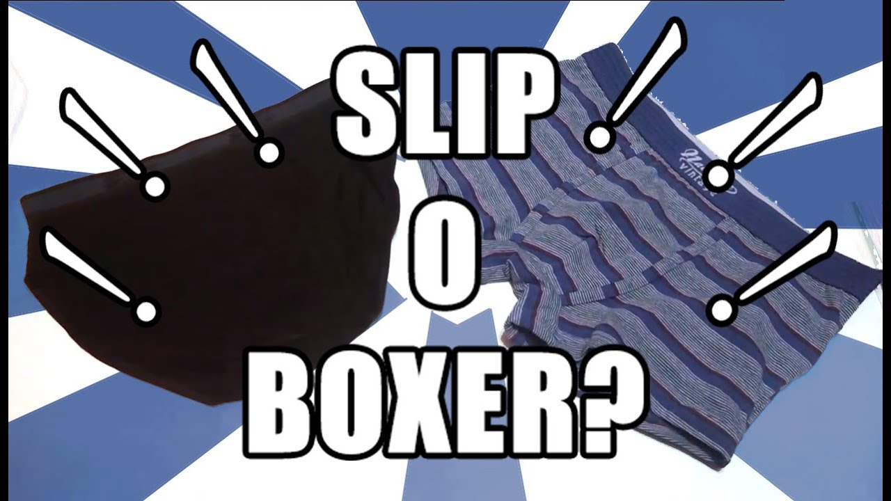 Slip o boxer? L'intimo maschile perfetto.