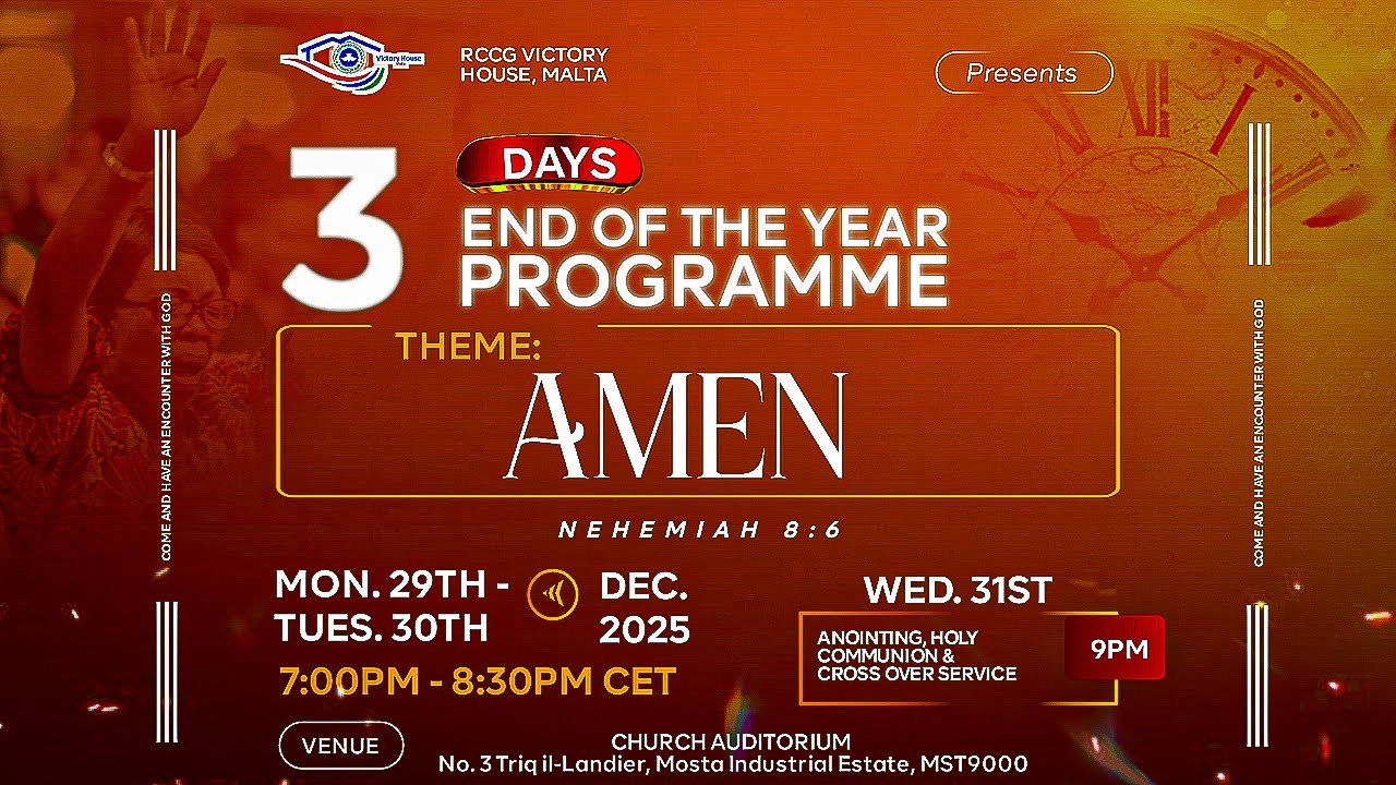 2026 Cross Over Service - 31/12/2025