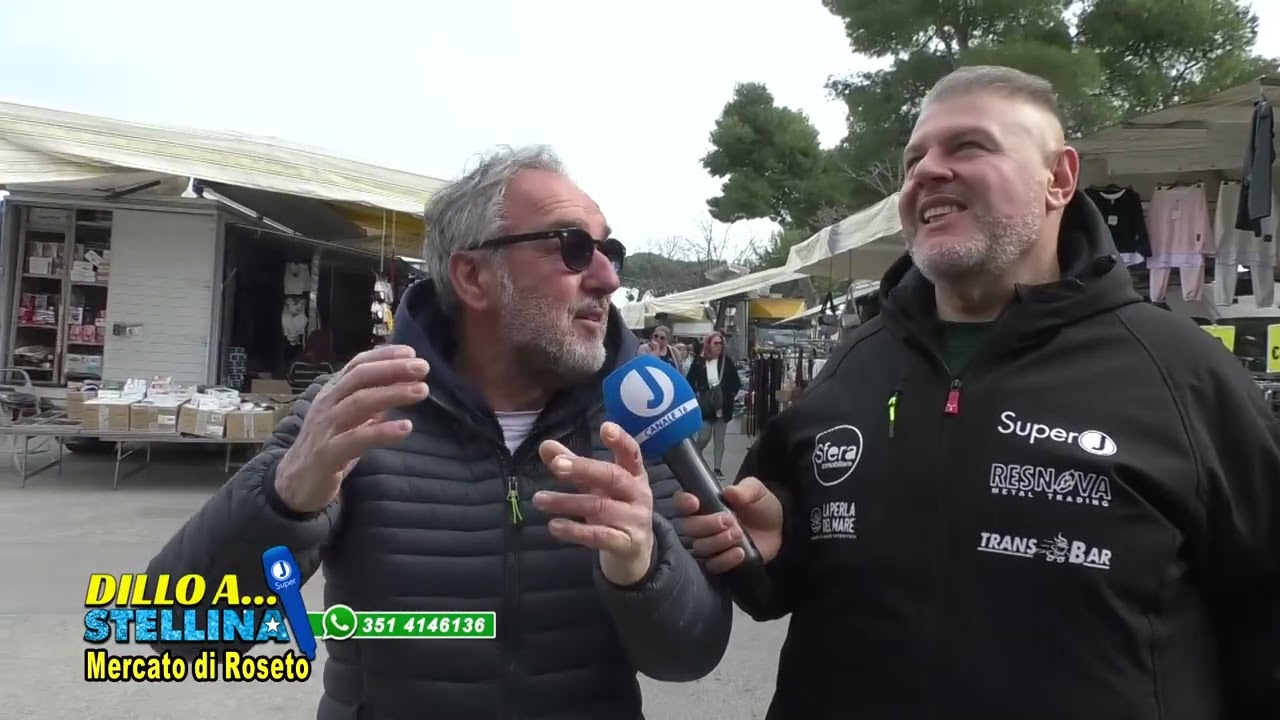 Dillo a Stellina Mercato di Roseto e Silvi 10 Marzo 2026