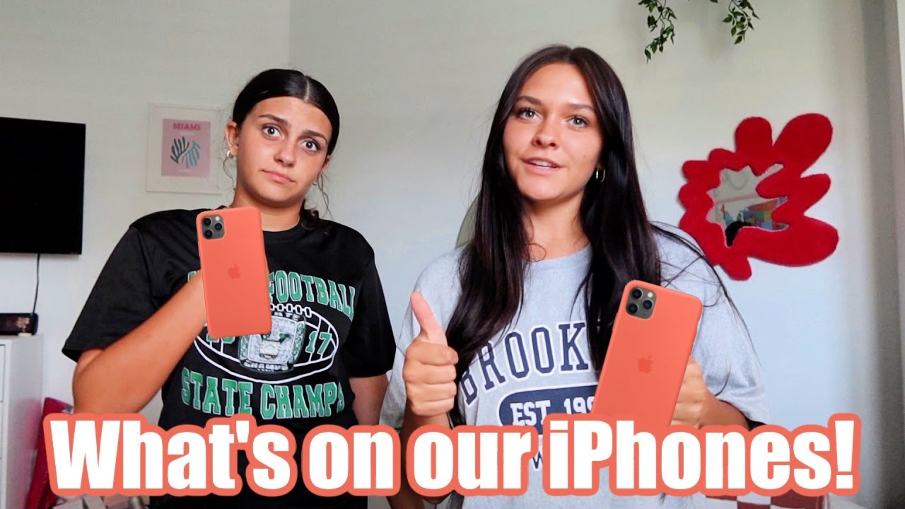 📱What's on our iPHONES 2023! 📱| Emma and Ellie