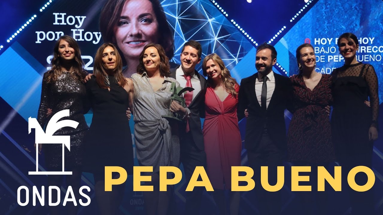 El discurso de Pepa Bueno: "Gracias a nuestras familias y parejas por soportar nuestros horarios"