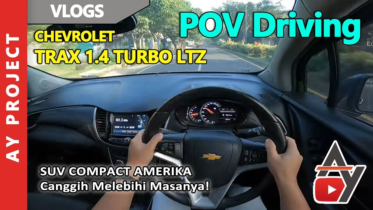 POV Driving Chevrolet Trax 1.4 Turbo 2017