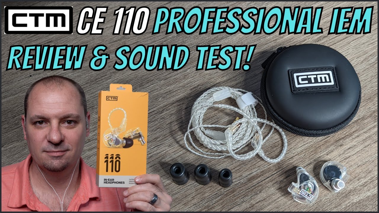 CTM CE110 IEM Review And Sound Test | Professional IEM's For Under $100