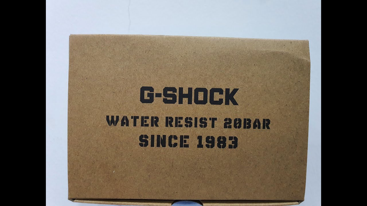 Unboxing CASIO G-SHOCK DW-5610SUS-5ER