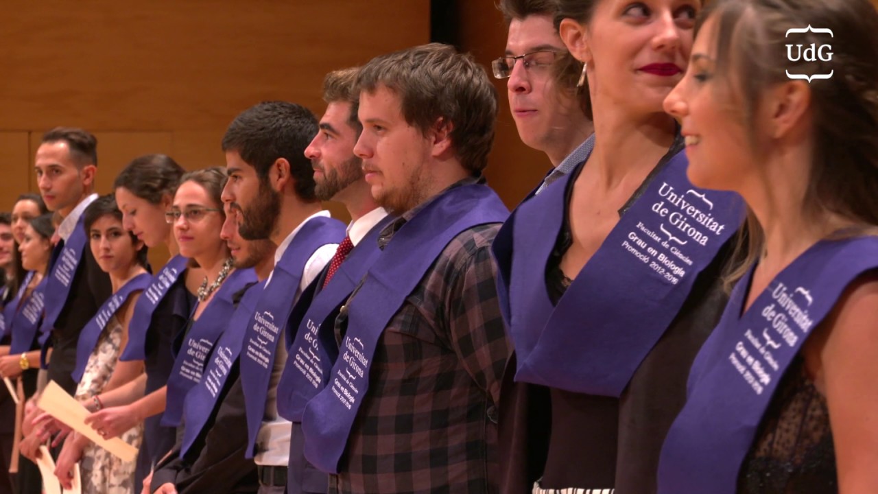 Acte de Graduació - Facultat de Ciències 2016 - Universitat de Girona