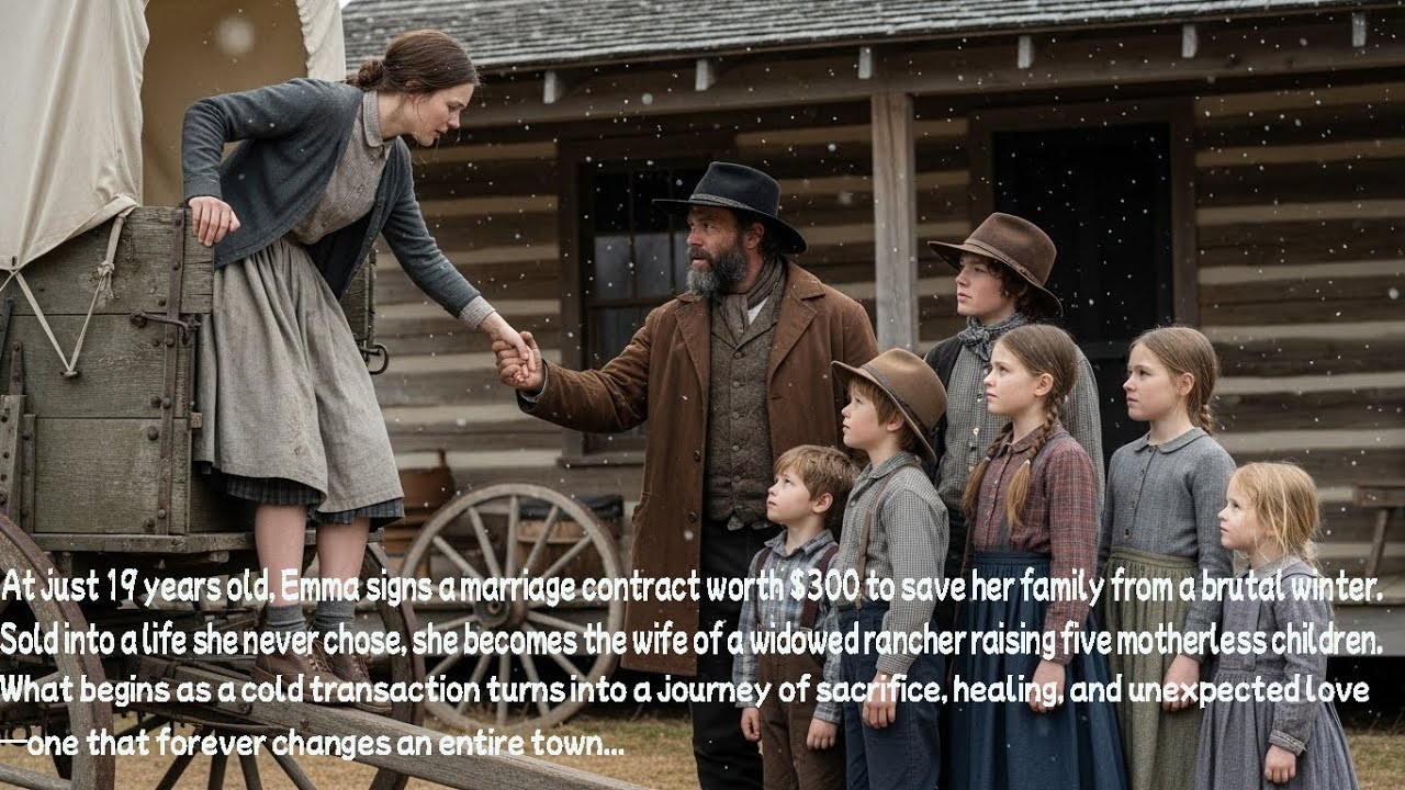 She Was 19, Given to a Rancher with 5 Kids — The Town Was Shocked..