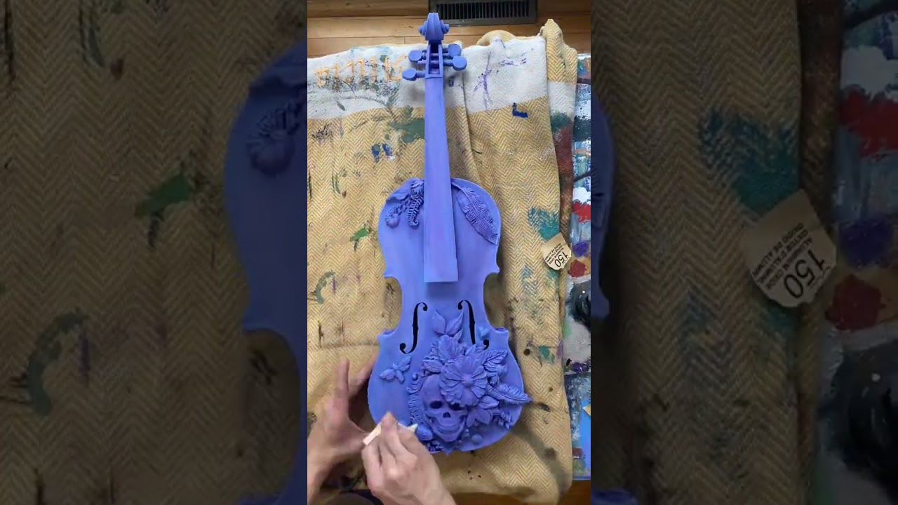 Violin Makeovers #makeover #violinart #violin #furniturepainting #diy #art