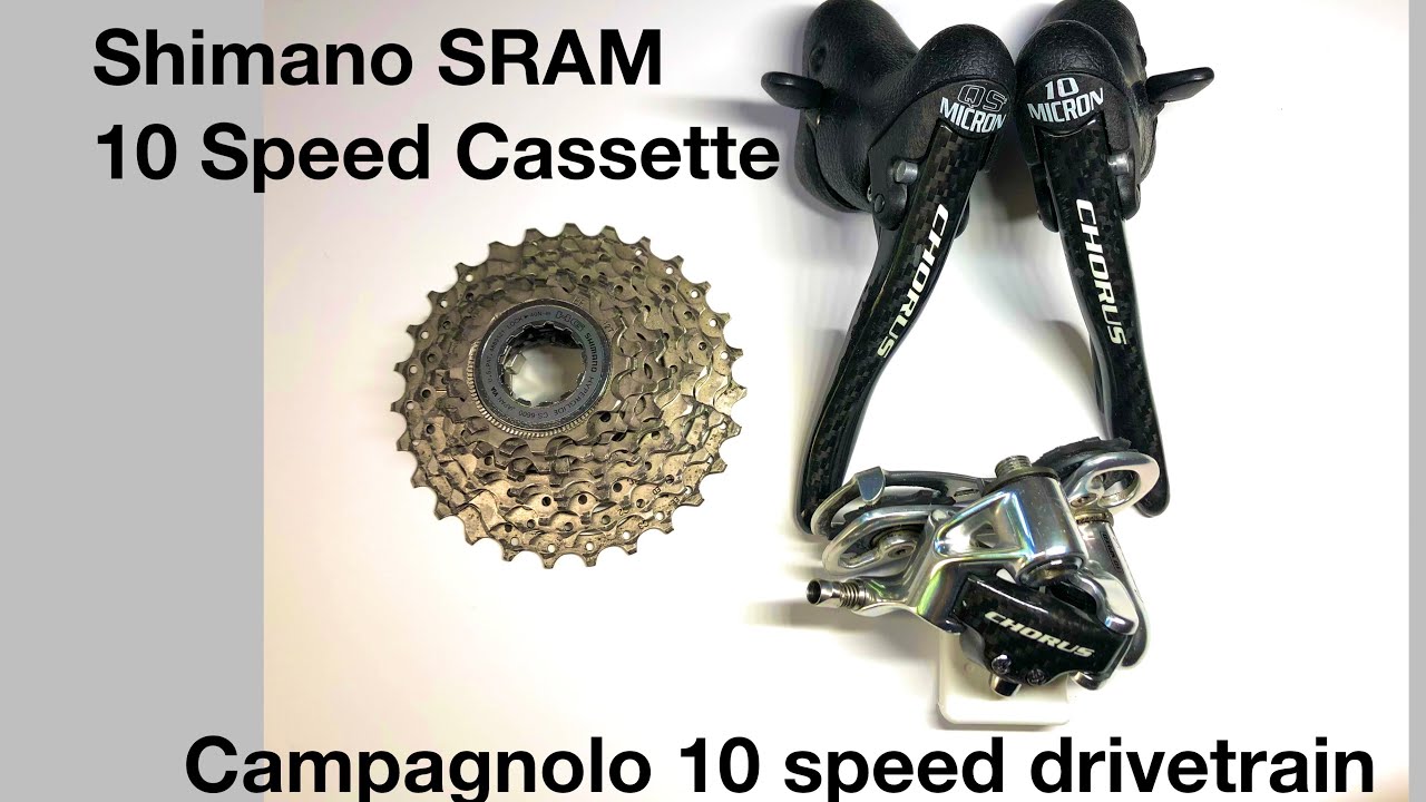 How to run a Shimano SRAM 10 speed cassette on a Campagnolo 10 speed drivetrain and rear derailleur