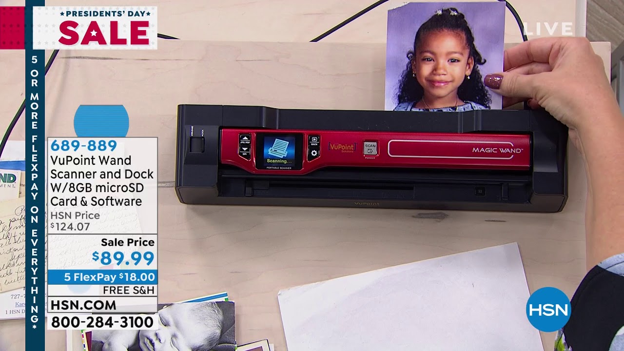 VuPoint Wand Scanner and Dock with 8GB microSD Card and ...
