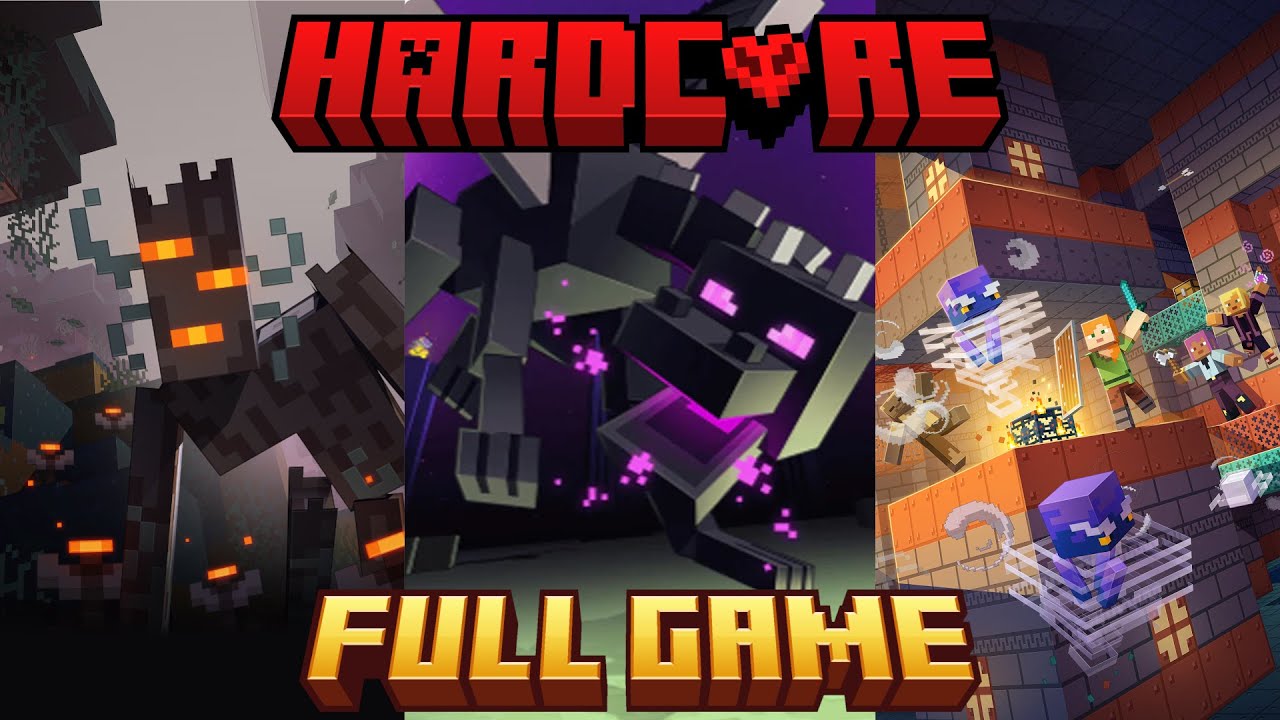 CRAZIEST Minecraft Hardcore: FULL GAME Walkthrough! 4K 60fps