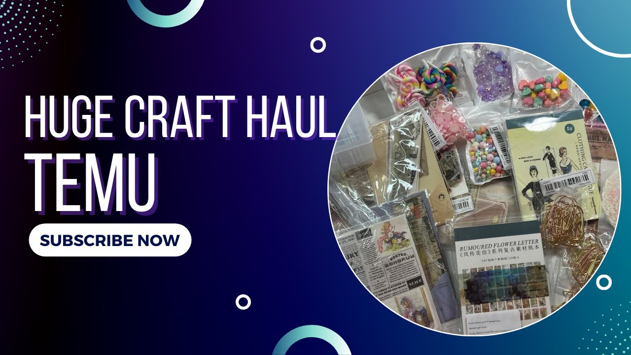 Огромный груз Temu Craft || Приходите посмотреть