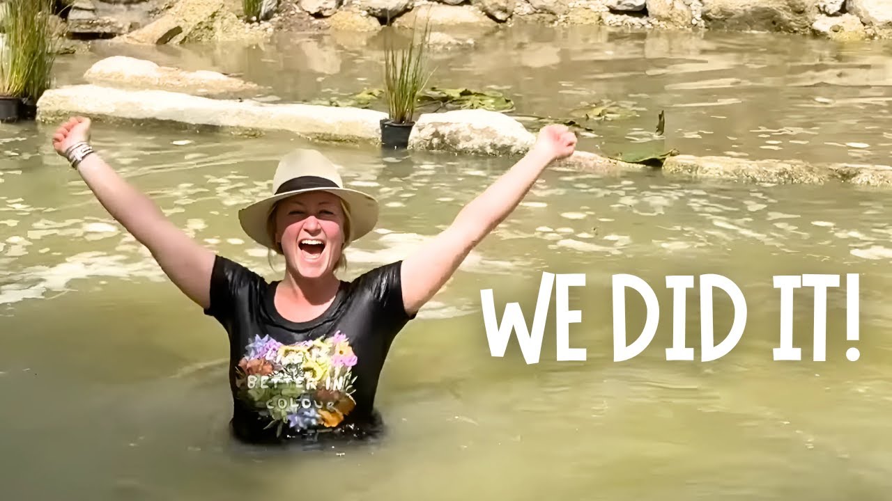 We Built a Natural Swimming Pool on our Homestead