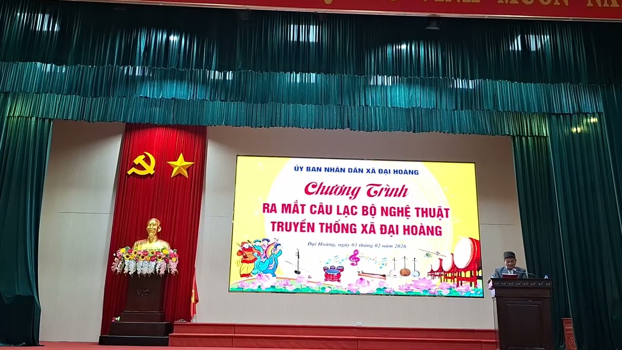 3 tháng 2 năm 2026 clb ra mắt xã đại hoàng 