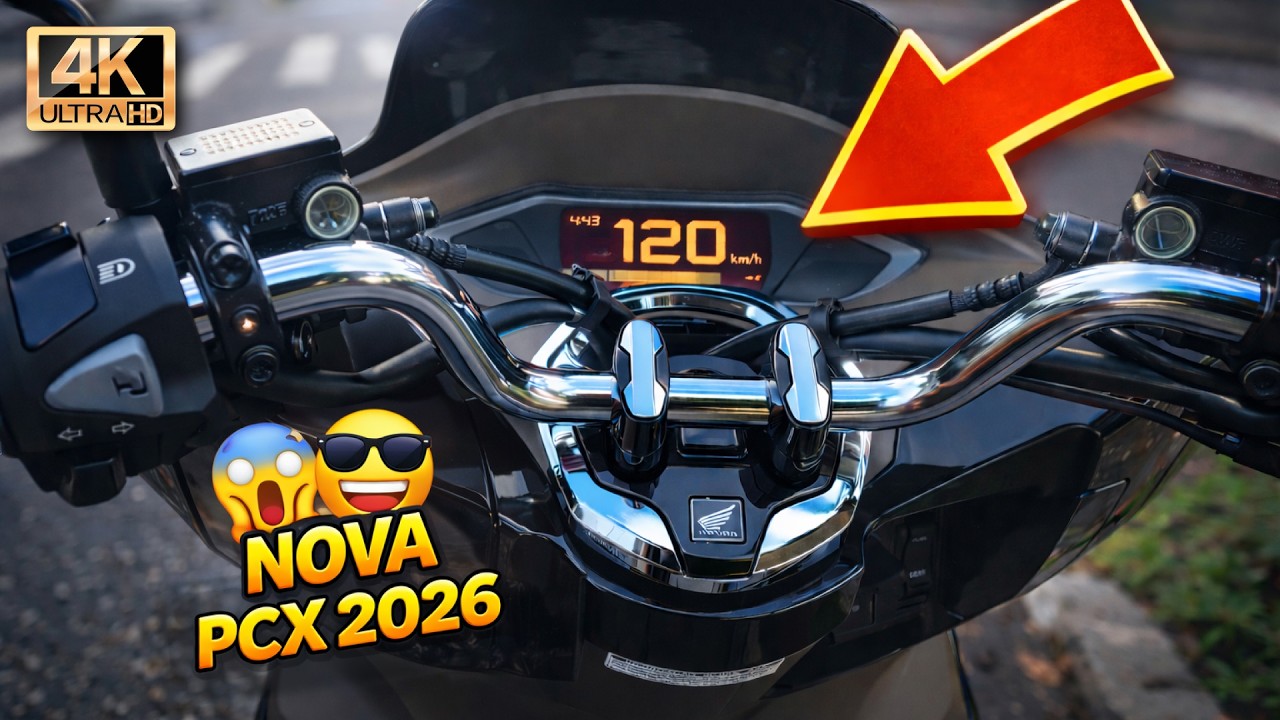 A PCX DLX 2026 ME SURPREENDEU! Testando Suporte de Peito + O que Mudou no Modelo *opinião sincera*