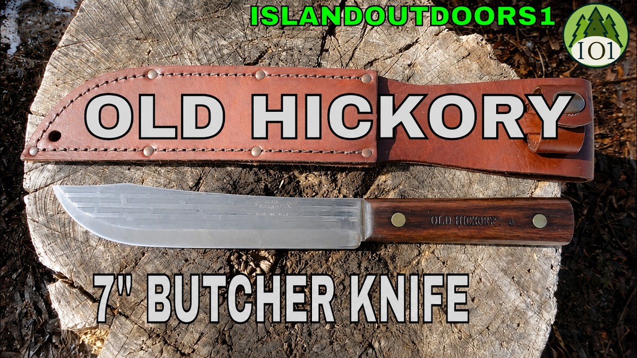 OLD HICKORY 7 inch BUTCHER KNIFE, Have Knife, Will Travel. - 🇺🇸🔪🍗🍖 - Episode 94