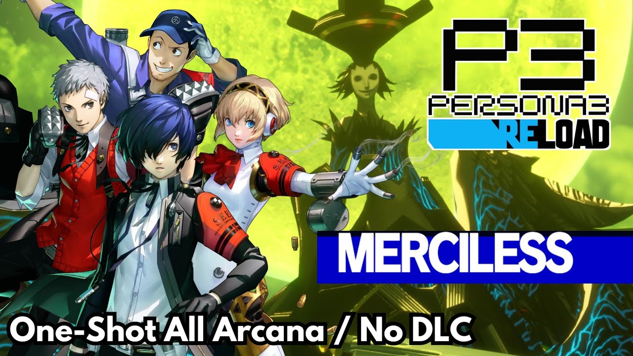 Persona 3 Reload — финальный босс Никс — один выстрел на все предметы Arcana (Merciless, без DLC)
