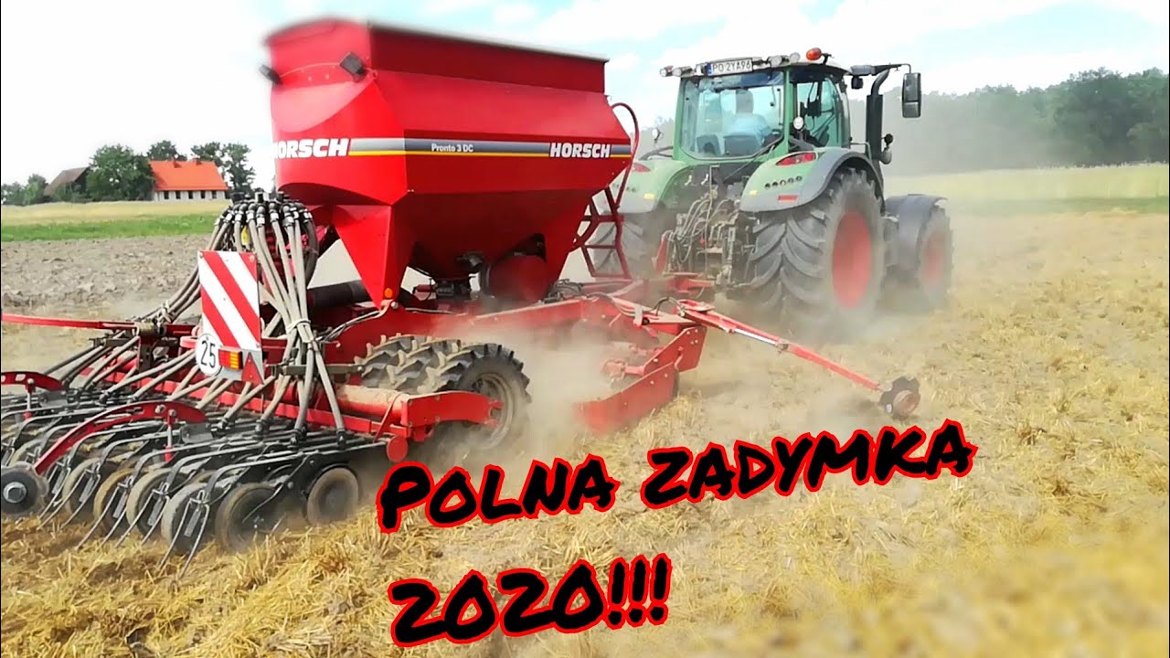 💥Polna zadymka 2020💥  ||Siew rzepaku na dużą skalę w GRCzekaj|| FENDT 724 Vario & Horsch Pronto3 DC