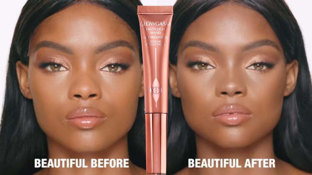 How to Apply Liquid Blush + Contour Using Charlotte's Beauty Light Wands | Charlotte Tilbury