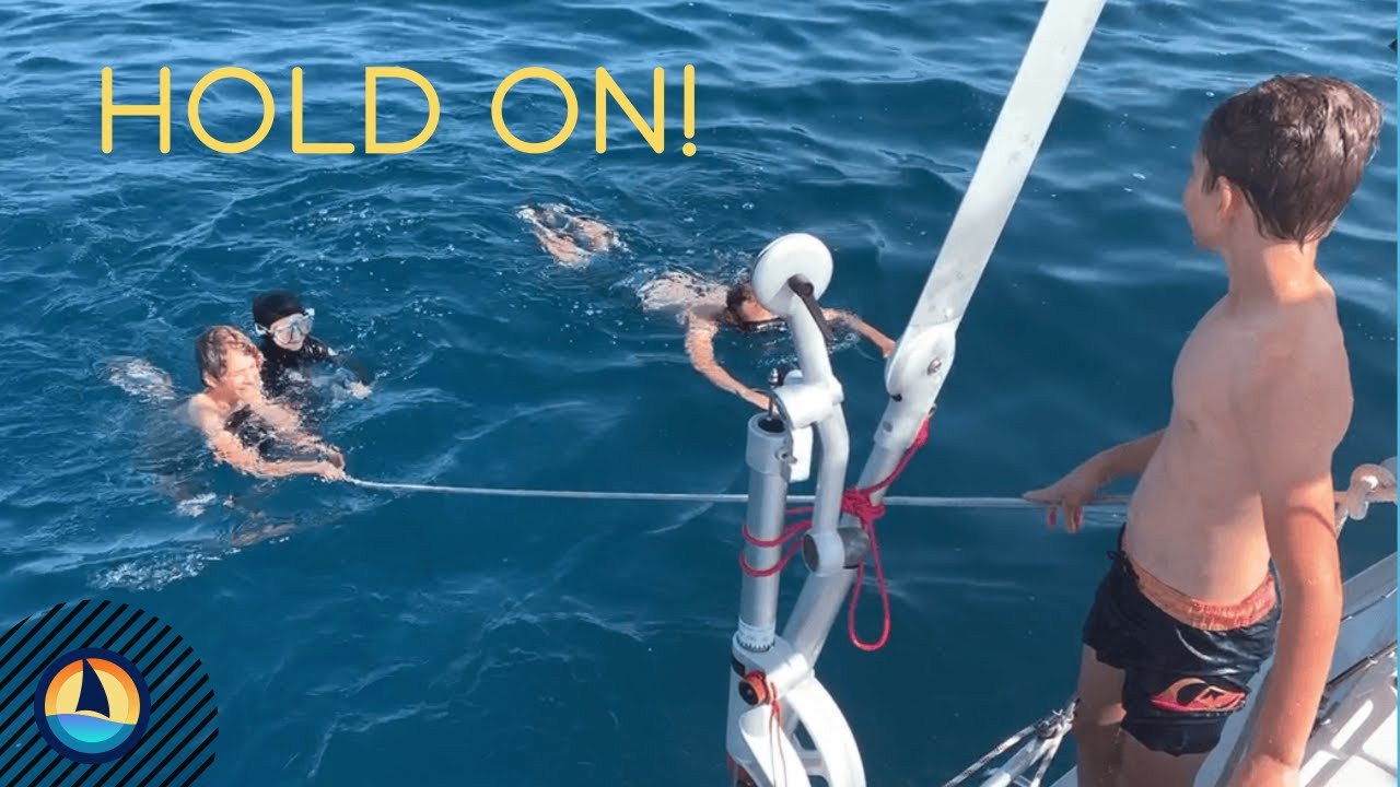 Sailing Canary Islands⛵ La Graciosa to Lanzarote | Dancing at Sea, Swim Break & Sunset Stroll | Ep46